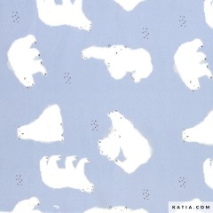 tessuto orsi bianchi